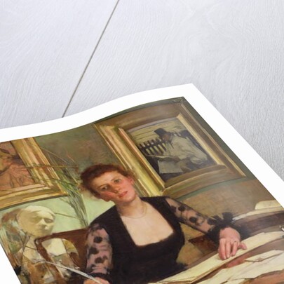 Portrait of the Artist's Wife by Henry Herbert La Thangue