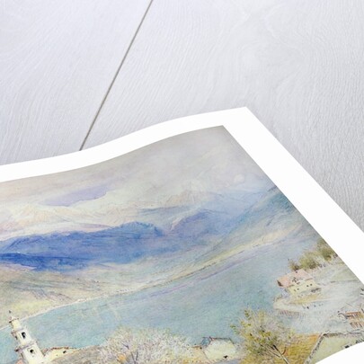 Lake Scene by Albert Goodwin