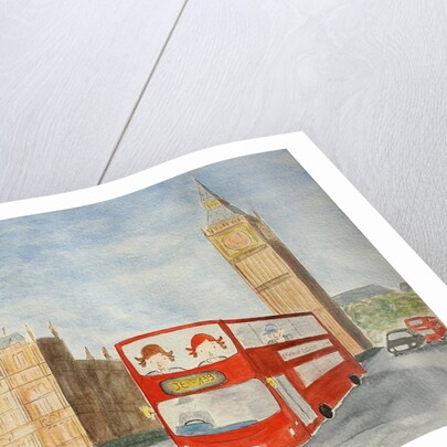 The Voyage, London 2015 , watercolour on paper by Agnes Girardon