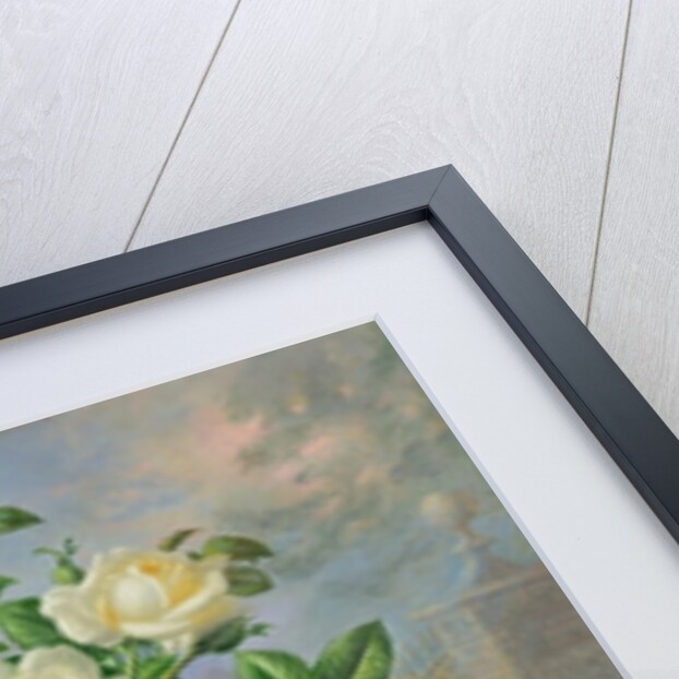 Princess Diana Roses in a Cut Glass Vase by Albert Williams