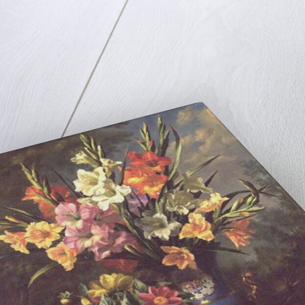 AB/106/2/B Gladioli and Dahlias by Albert Williams