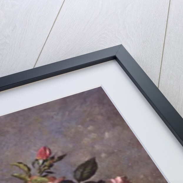 AB/1022 Roses in a Blue and White Vase by Albert Williams