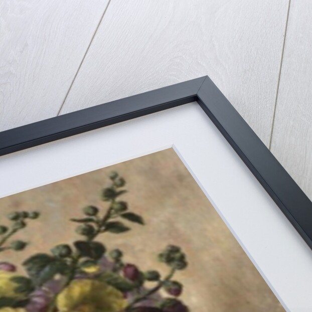 AB230 Hollyhocks in a Basket by Albert Williams