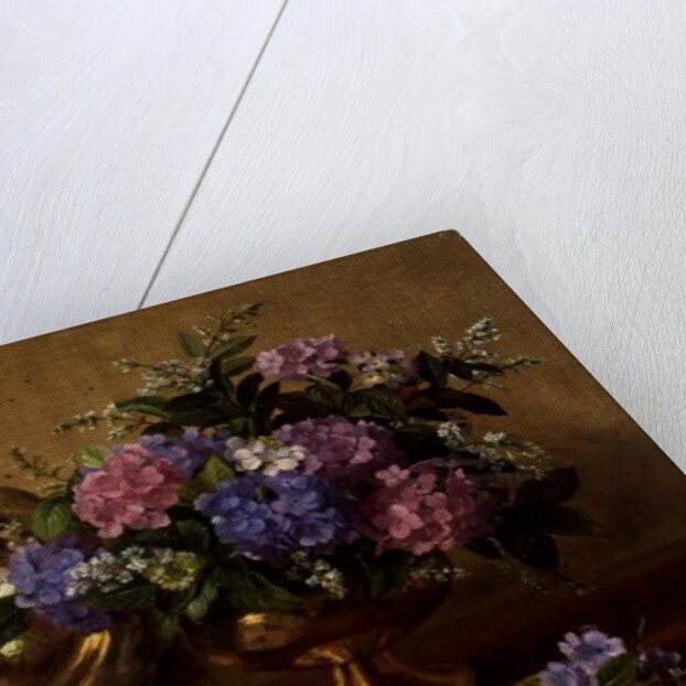 AB2112 Hydrangeas and Lilacs by Albert Williams