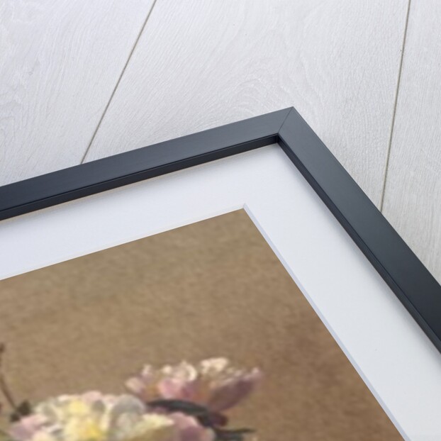 Peonies in a Blue and White Vase by Albert Williams