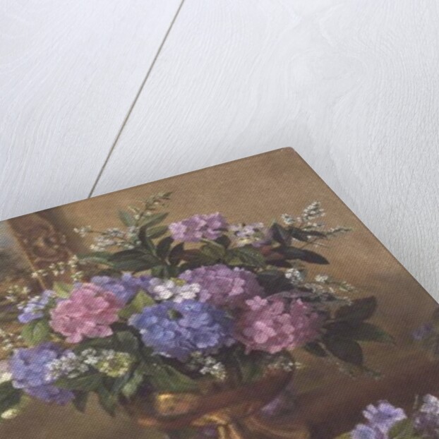 AB211B Still Life of Hydrangeas and Lilacs by Albert Williams