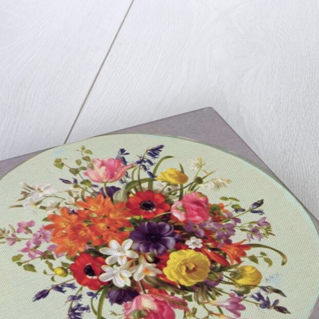 PB/269 A Circular Arrangement of Flowers by Albert Williams