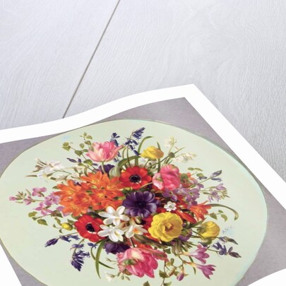 PB/269 A Circular Arrangement of Flowers by Albert Williams