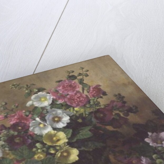 AB/257 Hollyhocks of Late September by Albert Williams