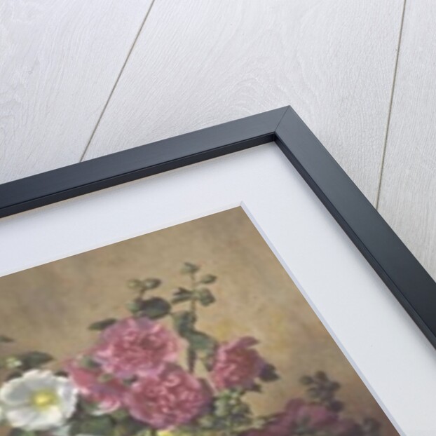 AB/257 Hollyhocks of Late September by Albert Williams