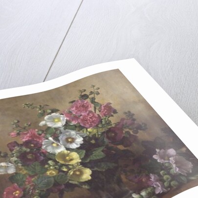 AB/257 Hollyhocks of Late September by Albert Williams