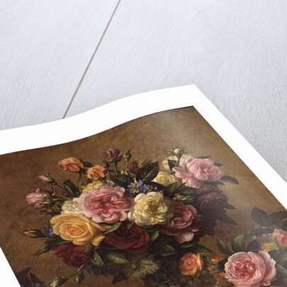 A Cluster of Victorian Roses by Albert Williams