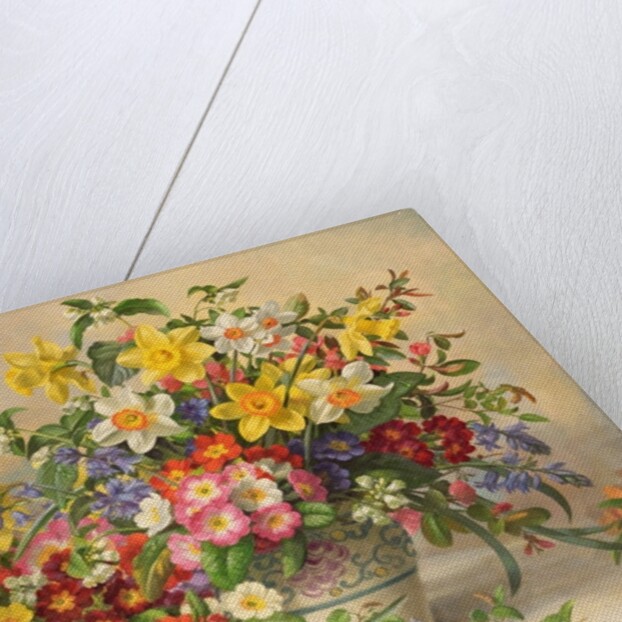 AB/296 Spring Flowers and Poole Pottery by Albert Williams