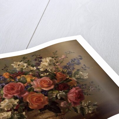 AB/297 An Arrangement of June Flowers by Albert Williams