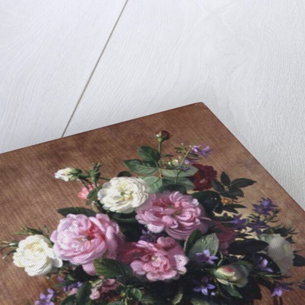 Roses in a Rose-Enamelled Vase, 1995 by Albert Williams