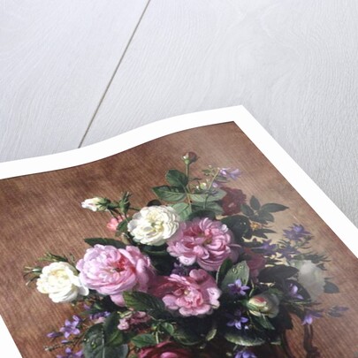 Roses in a Rose-Enamelled Vase, 1995 by Albert Williams