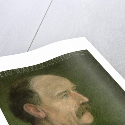 Emery Walker, Master of the Art Workers' Guild in 1904 by Thomas Robert Way