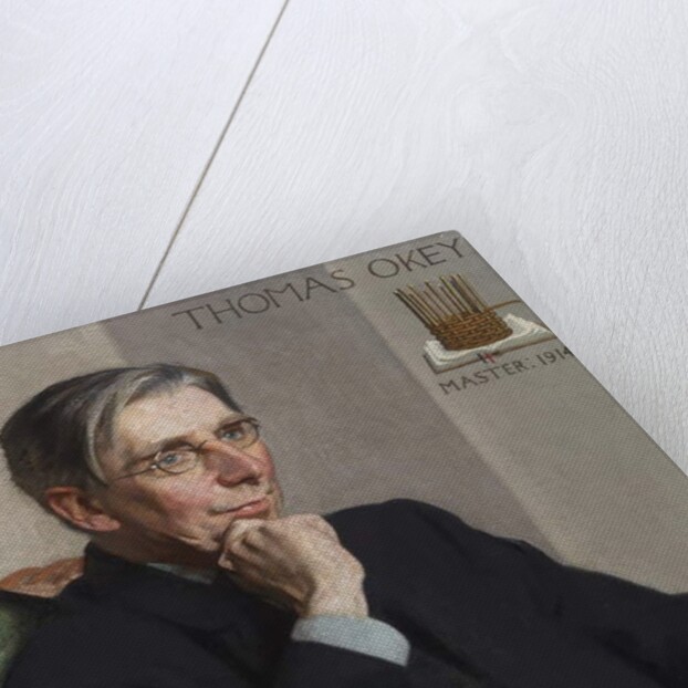 Portrait of Thomas Okey, Master of the Art Workers Guild, 1914 by George Clausen