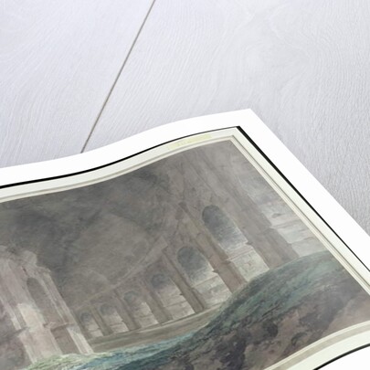 Interior of the Lower Ambulatory of the Colosseum, Rome, 1778 by John Robert Cozens