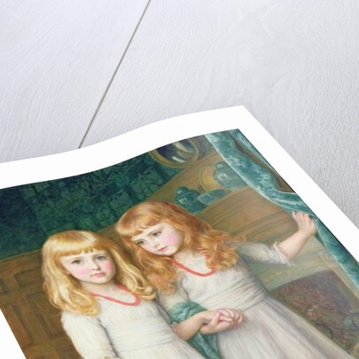 Marjorie and Lettice Wormald by Arthur Hughes