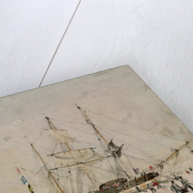 Walking in the Pack, Ross Expedition, 1842 by John Edward Davis