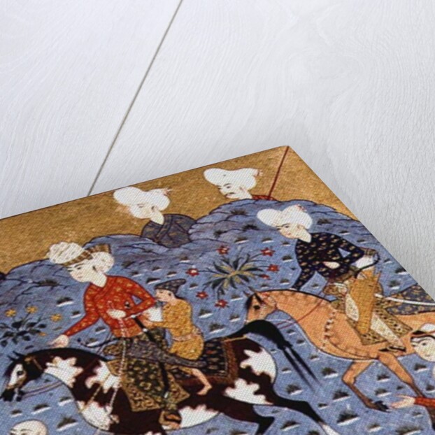 Return from the raid, Shiraz, c.1600 by Persian School