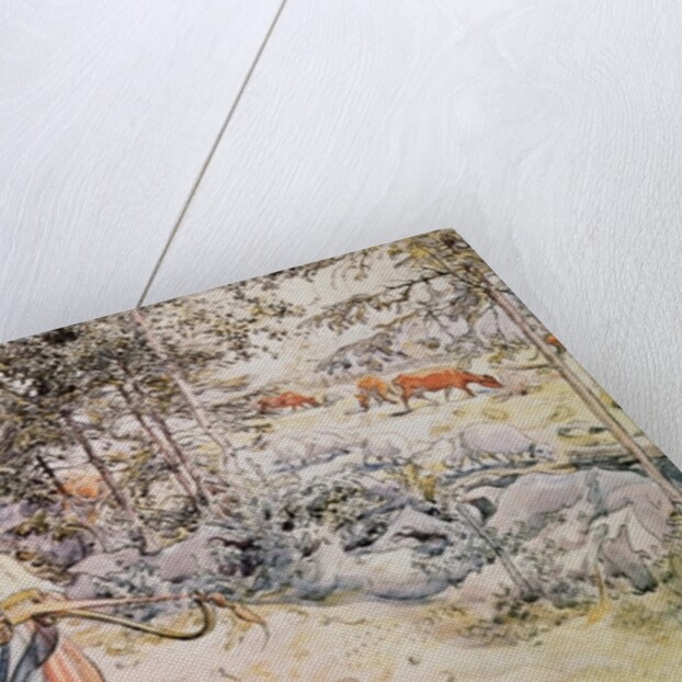 Young Girl Weaving, 1905 by Carl Larsson