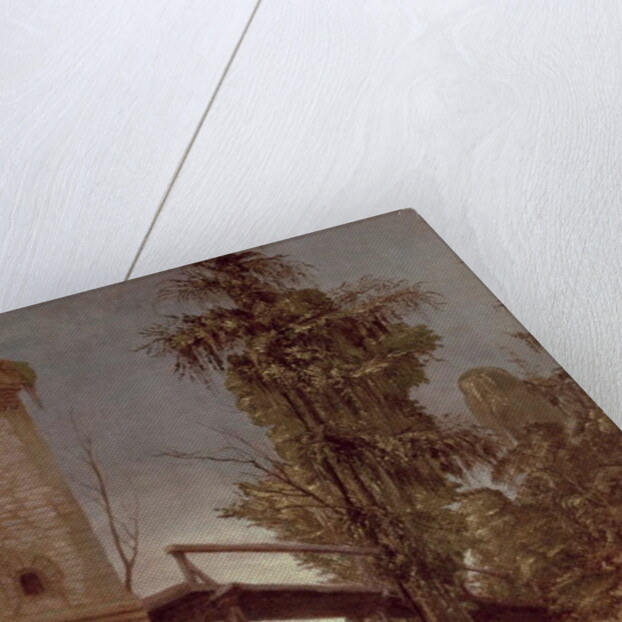 Landscape with a Footbridge by Albrecht Altdorfer