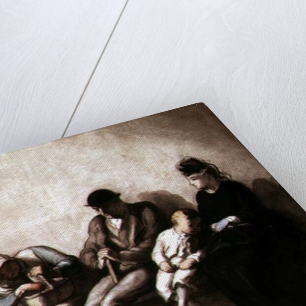 Wayside Railway Station by Honore Daumier