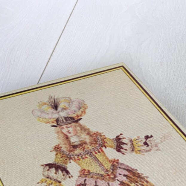 Costume design for male dancer, c.1660 by Henry Gissey