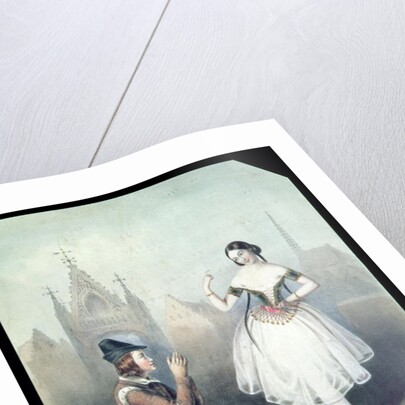 La Esmeralda: Carlotta Grisi & Jules Perrot by Augustus Jules Bouvier