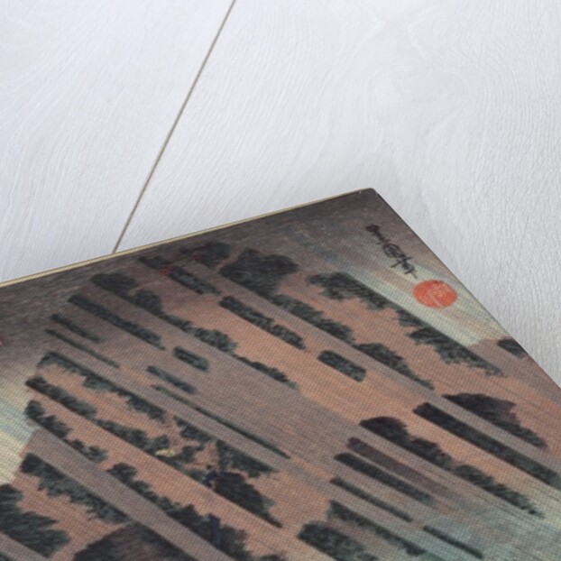 Night Rain on Oyama, c.1830 by Toyokuni II