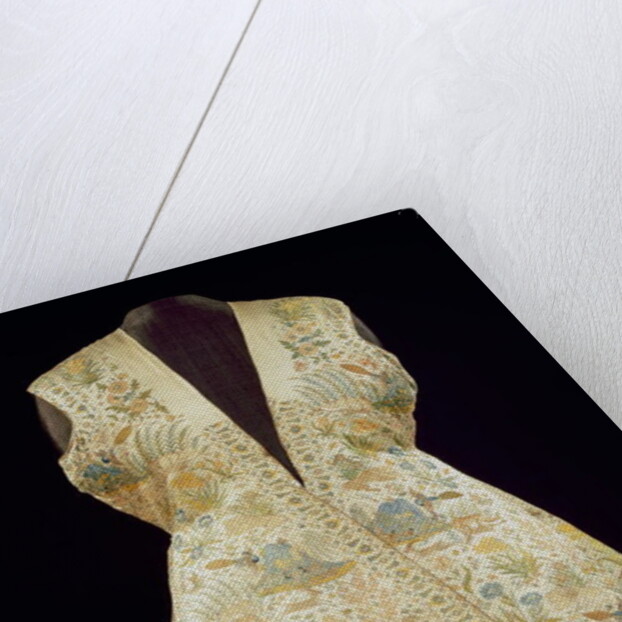 Satin Hunting Coat Embroidered with Silks in Chain Stitch, North Indian, Ist half of 17th century by Anonymous