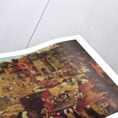 Kermesse with Theatre and Procession by Pieter the Younger Brueghel