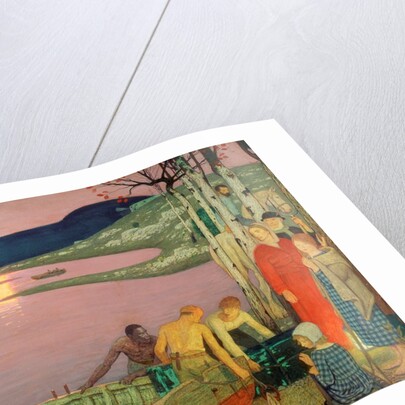 The Call of the Sea, 1925 by Frederick Cayley Robinson