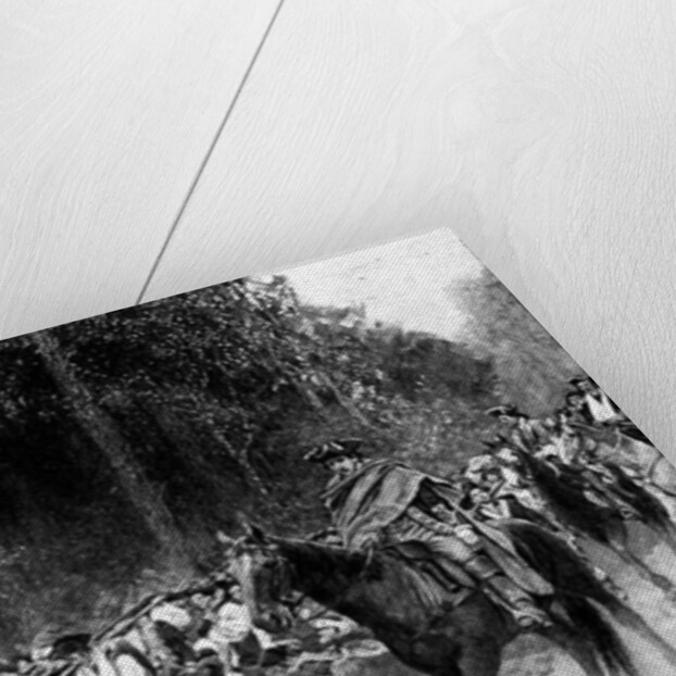 Washington's Retreat from Great Meadows by Howard (after) Pyle