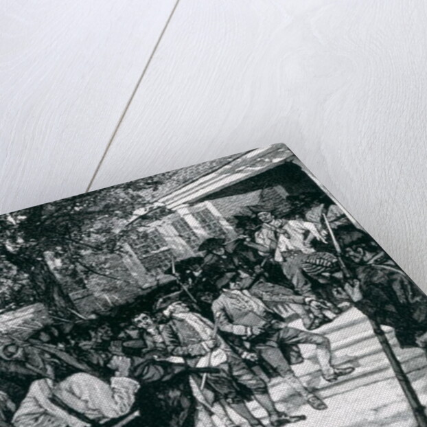 Shays's Mob in Possession of a Courthouse by Howard Pyle (after)