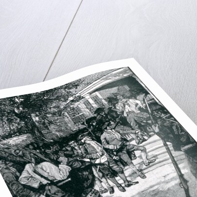 Shays's Mob in Possession of a Courthouse by Howard Pyle (after)