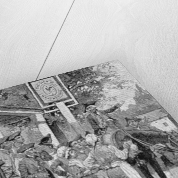 He Stops at the Sign of the Weathervane by Howard Pyle (after)