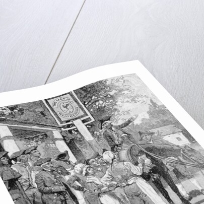 He Stops at the Sign of the Weathervane by Howard Pyle (after)