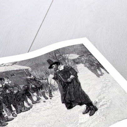 The Puritan Governor Interrupting the Christmas Sports by Howard Pyle
