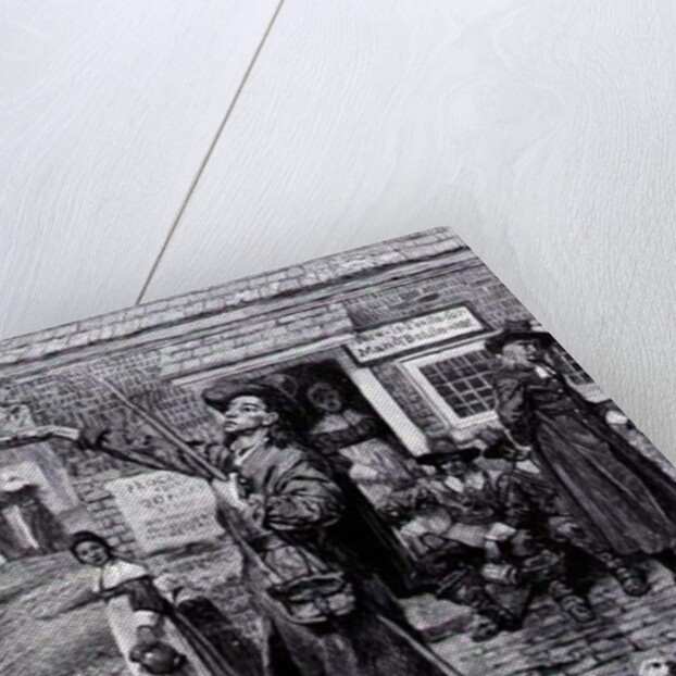 A Quaker Exhorter in New England by Howard (after) Pyle