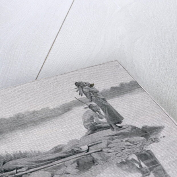 The Death of Indian Chief Alexander, Brother of King Philip by Howard (after) Pyle