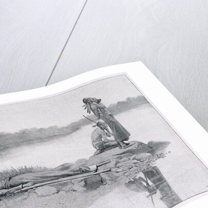 The Death of Indian Chief Alexander, Brother of King Philip by Howard (after) Pyle