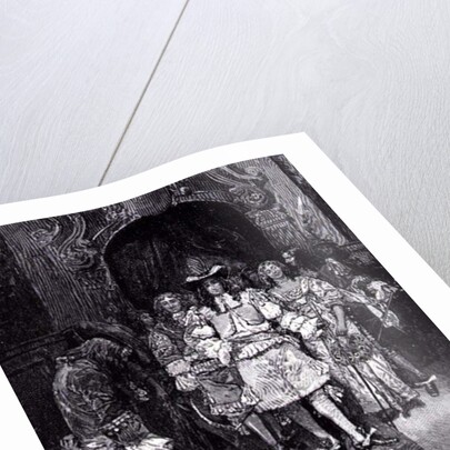 Quaker and King at Whitehall by Howard (after) Pyle