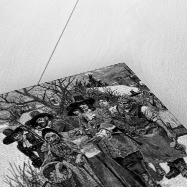 Arresting a Witch, engraved by J. Bernstrom by Howard (after) Pyle