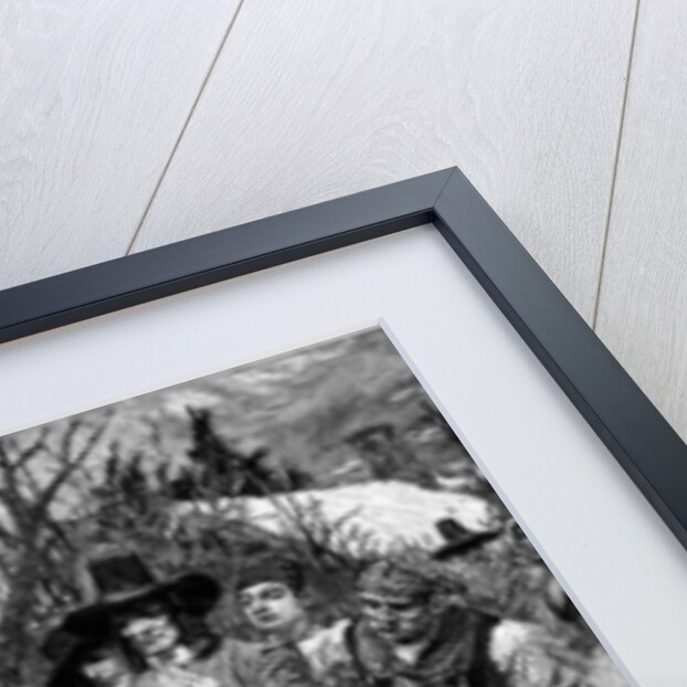 Arresting a Witch, engraved by J. Bernstrom by Howard (after) Pyle