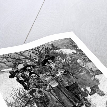 Arresting a Witch, engraved by J. Bernstrom by Howard (after) Pyle