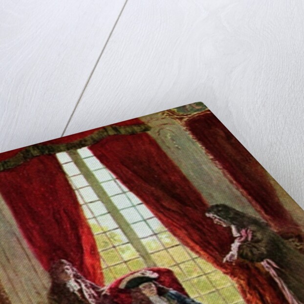 La Salle Petitions the King for Permission to Explore the Mississippi by Howard (after) Pyle