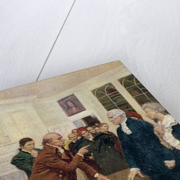 A Committee of Patriots Delivering an Ultimatum to a King's Councillor by Howard (after) Pyle